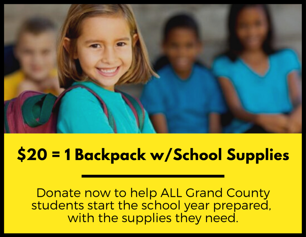 $20 = 1 Backpack with School Supplies