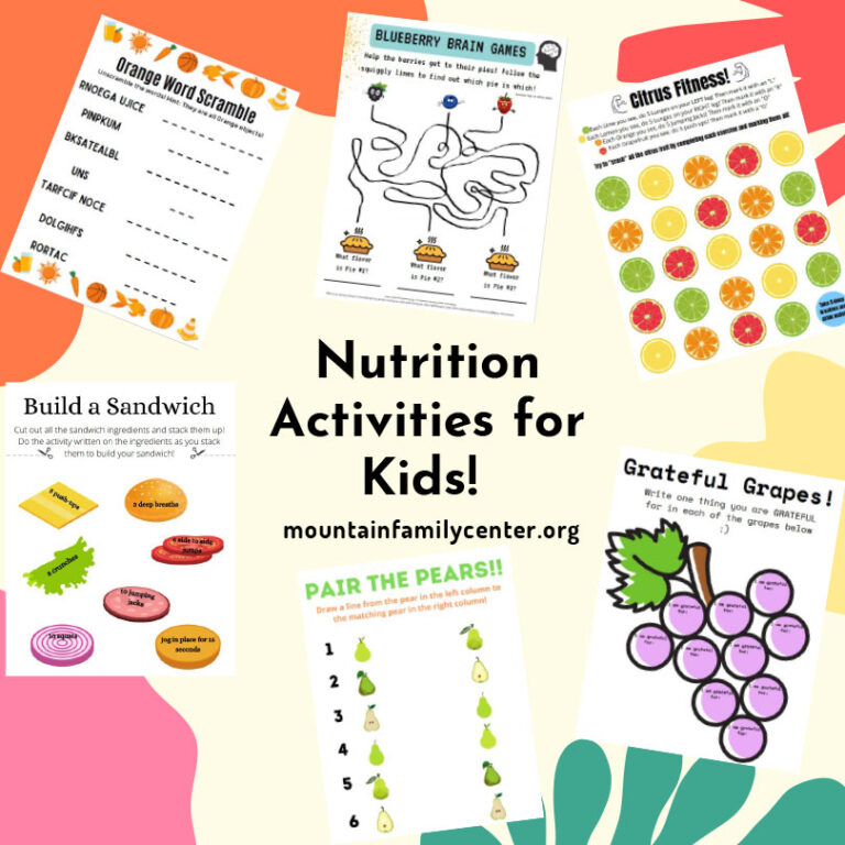 Nutrition Activities for Kids